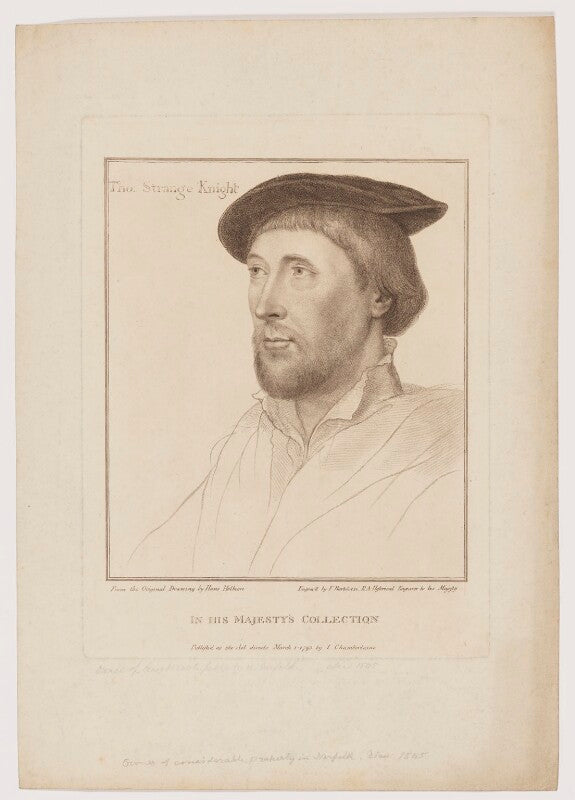 Sir thomas lestrange npg d42118