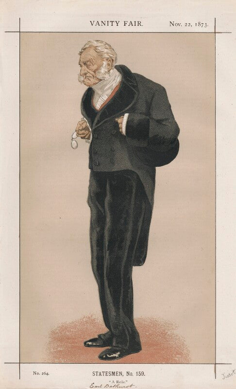 William lennox bathurst, 5th earl bathurst ('statesmen, no. 159.') npg d43615