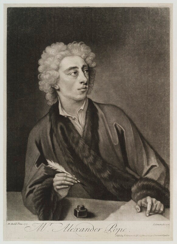 Alexander pope npg d19307