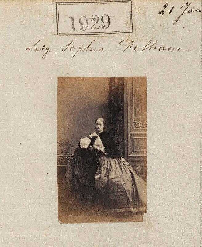 Sophia adelaide theodosia (née anderson pelham), countess of eglinton npg ax51319