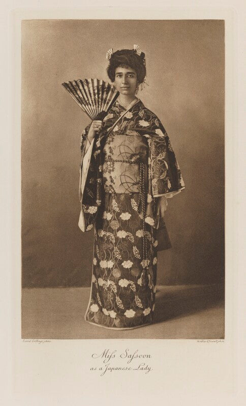 Miss sassoon as a japanese lady npg ax41224