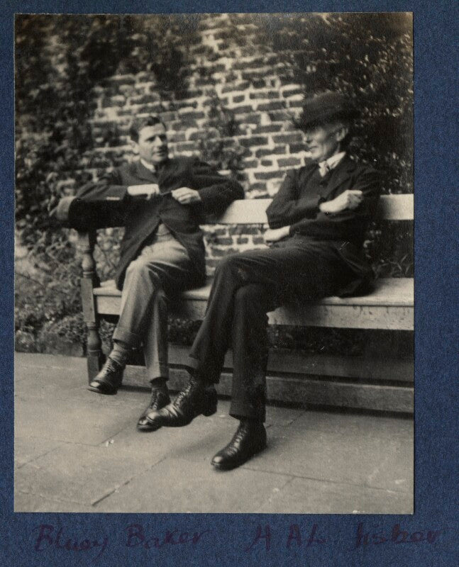 Harold trevor baker; herbert albert laurens fisher npg ax141817