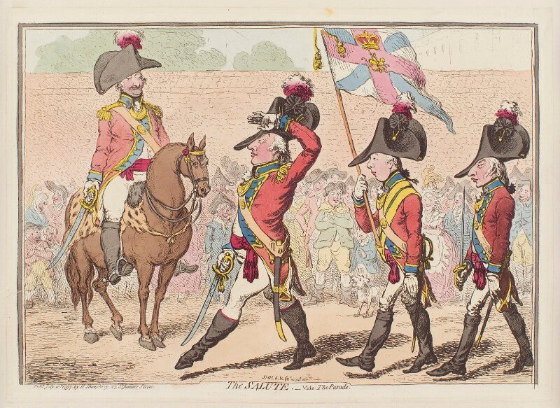 Thomas davies ('the salute') npg d12620