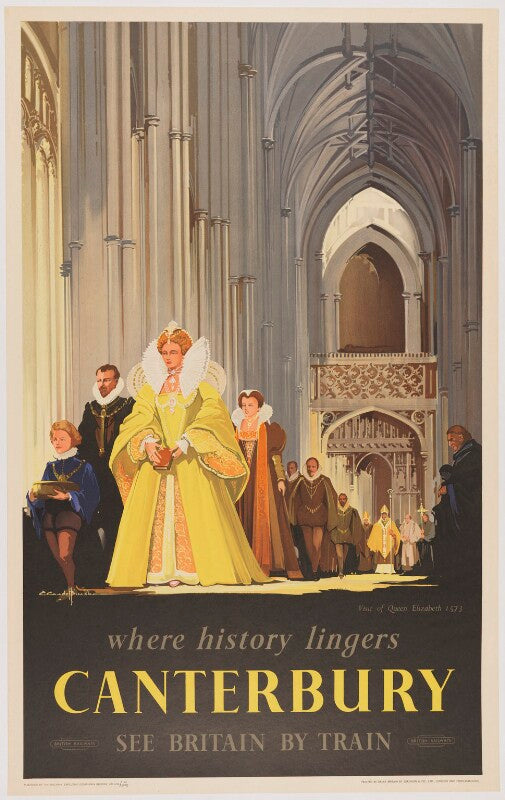 Queen elizabeth i ('where history lingers: canterbury) npg d48088