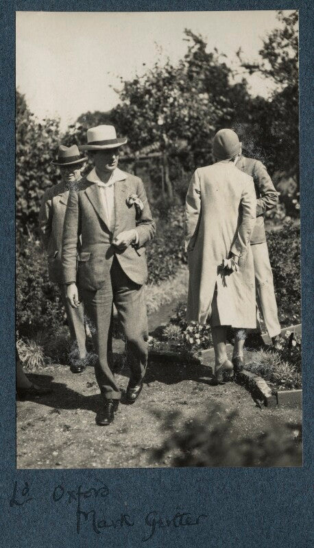 Herbert henry asquith, 1st earl of oxford and asquith; mark gertler and two others npg ax142205