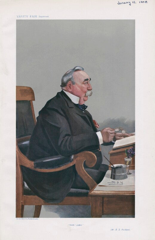 Edward snow fordham ('men of the day. no. 1101. "north london."') npg d45415