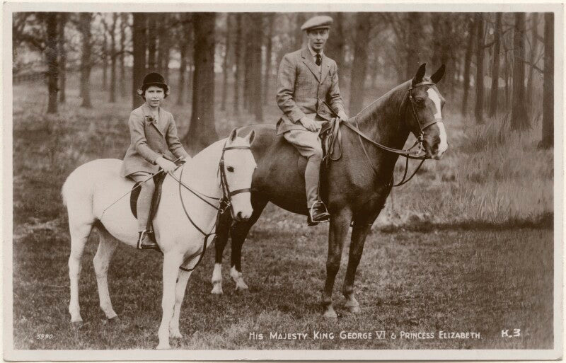 'his majesty king george vi & princess elizabeth' (queen elizabeth ii; king george vi) npg x193098