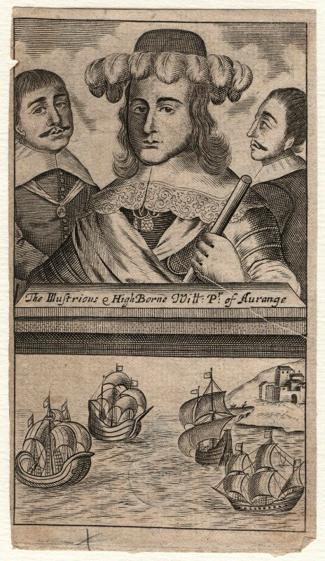 King william iii and two unknown men npg d16946