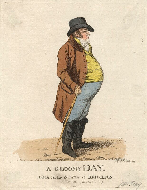 Matthew day ('a gloomy day, taken on the steyne at brighton') npg d13408