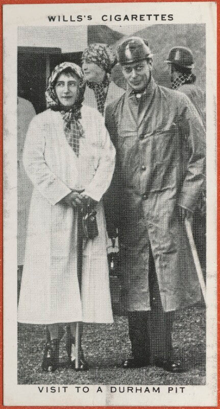 'visit to a durham pit' (king george vi; queen elizabeth, the queen mother; 2 unknown sitters) npg d47313