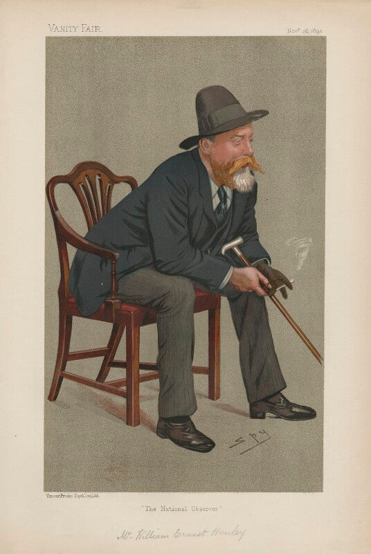 William ernest henley ('men of the day. no. 551.') npg d44622