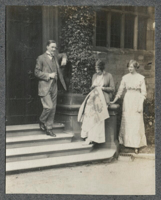 Hon. edward james kay shuttleworth; lady ottoline morrell; hon. catherine blanche leaf (née kay shuttleworth) npg ax140382