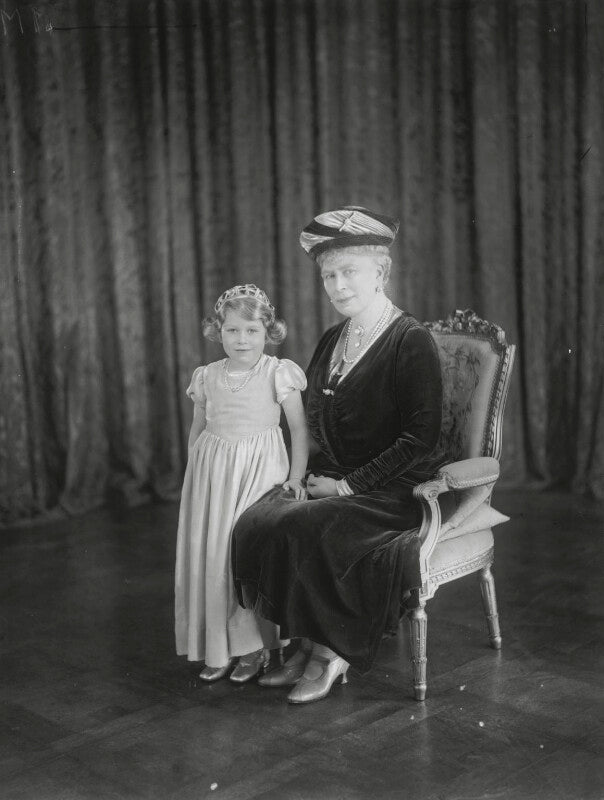 Queen elizabeth ii; queen mary npg x130813