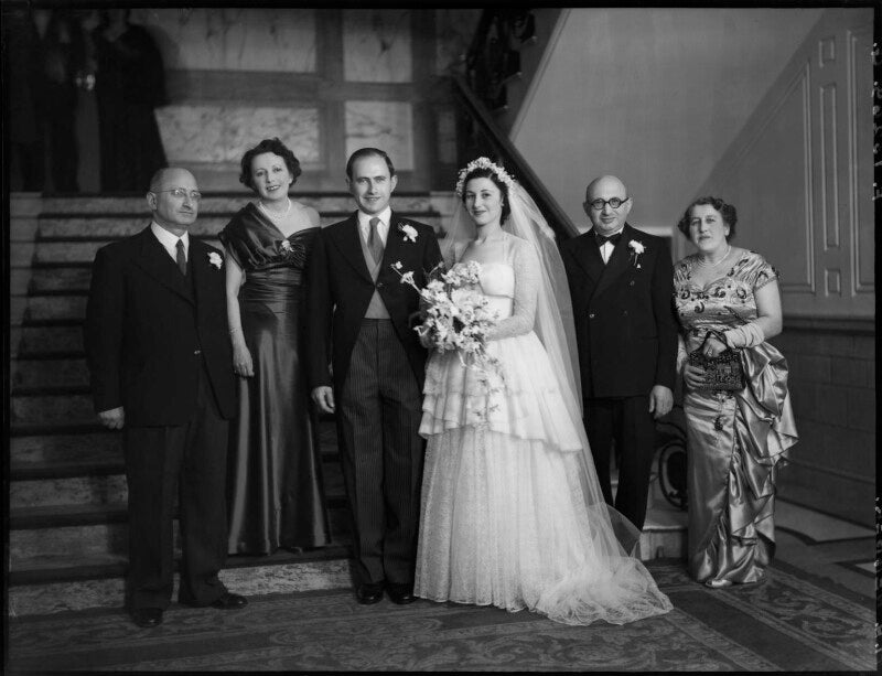 Audrey webber (née falkson); michael h. webber npg x158313