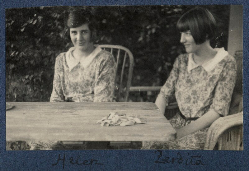 Lady helen frances asquith; perdita rose mary jolliffe (née asquith), lady hylton npg ax141814
