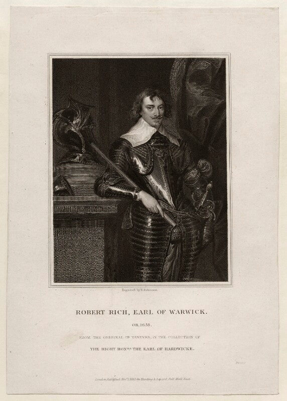 Robert rich, 2nd earl of warwick npg d26535