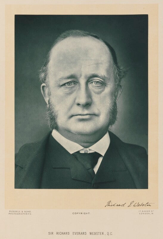 Richard everard webster, viscount alverstone npg ax15882