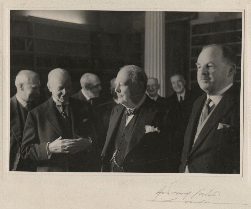 Winston churchill at the royal society of arts npg ax136863