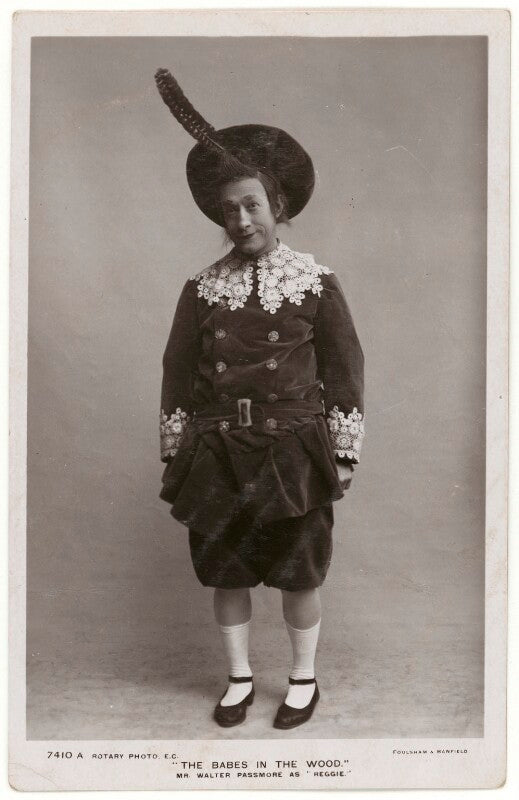 Walter passmore as 'reggie' in 'the babes in the wood' npg x201176