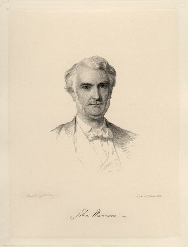 John james robert manners, 7th duke of rutland npg d20712