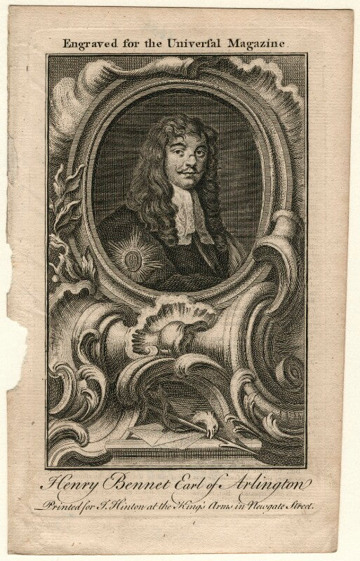 Henry bennet, 1st earl of arlington npg d16725