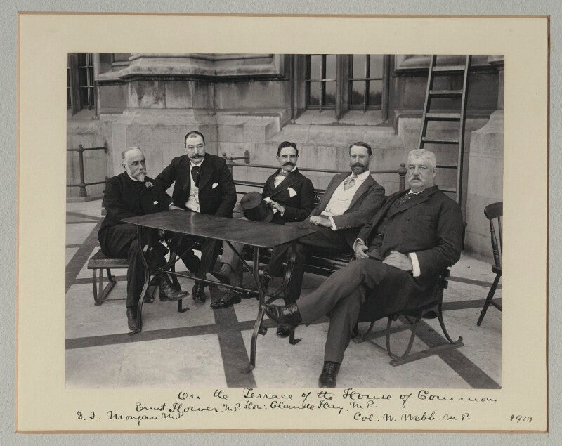 'on the terrace of the house of commons' npg x135484