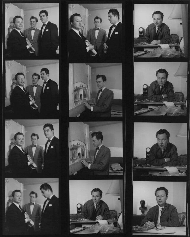 James bailey with two unknown men npg x195122