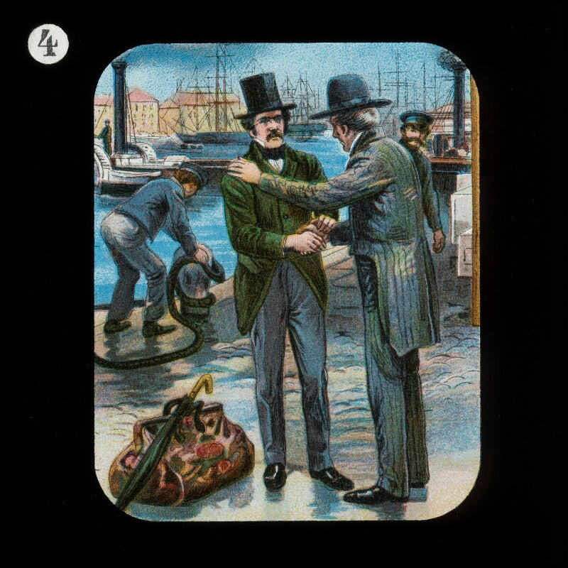 Farewell on the broomielaw (david livingstone; neil livingstone) npg d18377