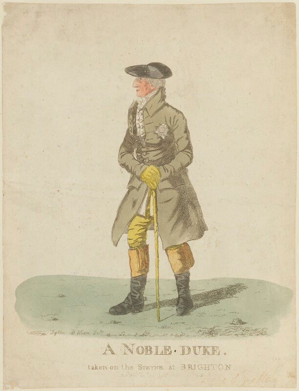 Augustus henry fitzroy, 3rd duke of grafton ('a noble duke, taken on the steyne at brighton') npg d15389