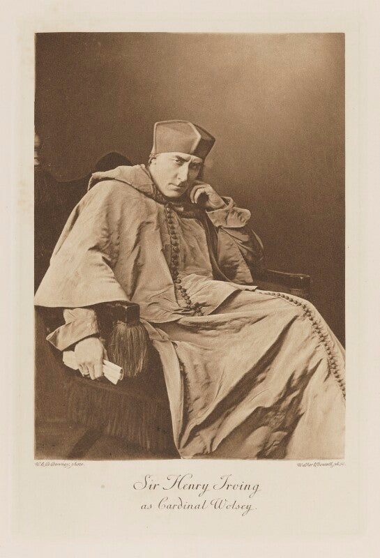 Sir henry irving as cardinal wolsey npg ax41235