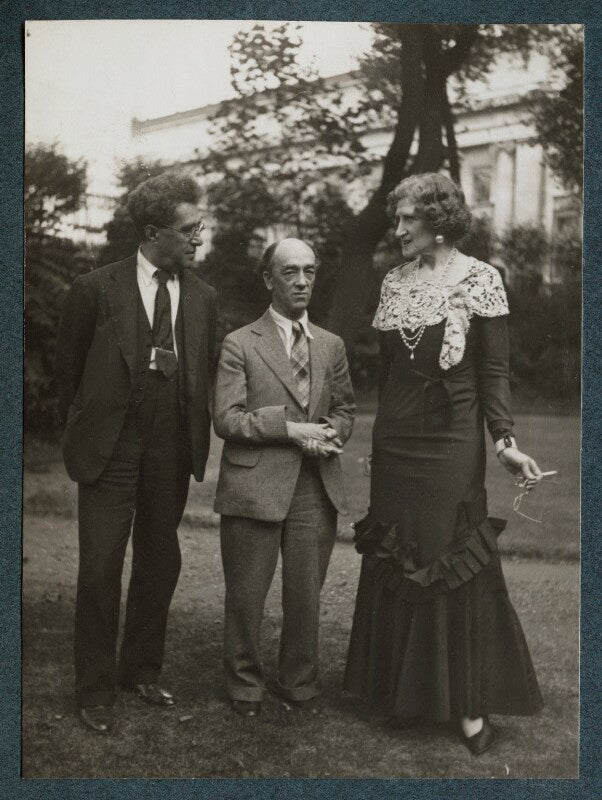 Samuel solomonovich ('kot') koteliansky; james stephens; lady ottoline morrell npg ax143950