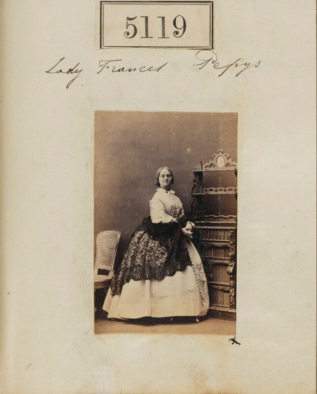 Lady frances mary pepys npg ax55122