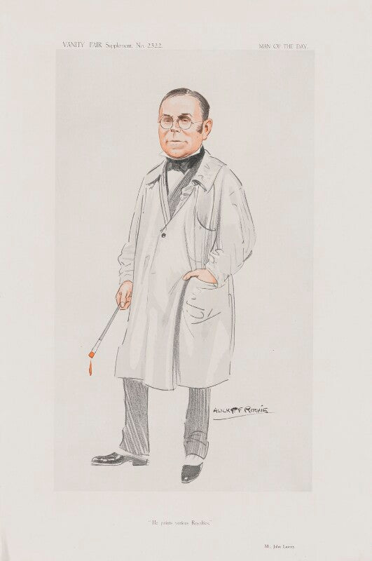 Sir john lavery ('men of the day. no. 2322. "he paints various royalties."') npg d45712