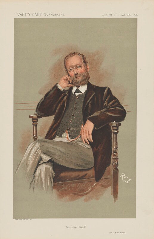 Thomas richard allinson ('men of the day. no. 1299. "wholemeal bread."') npg d45630
