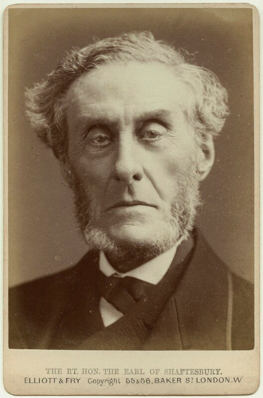 Anthony ashley cooper, 7th earl of shaftesbury npg x38897