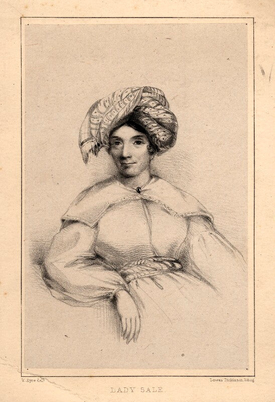 Florentia (née wynch), lady sale npg d5892