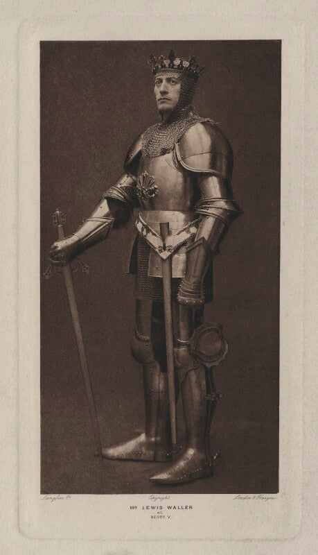 Lewis waller (william waller lewis) as henry v in 'henry v' npg x27236