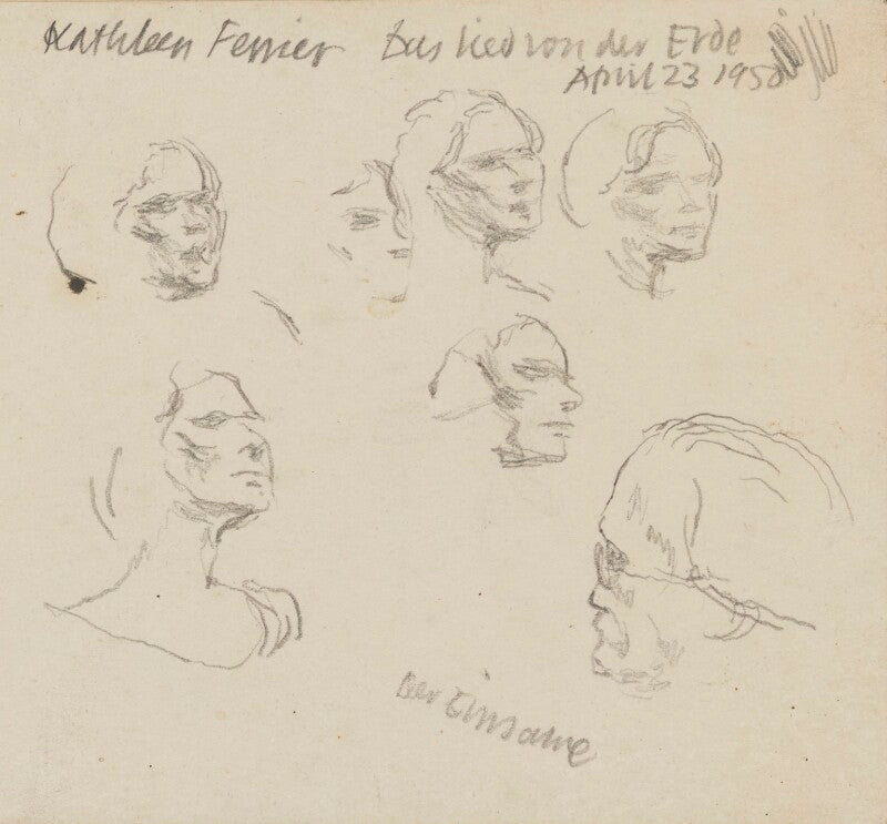 Kathleen ferrier and an unknown sitter npg 5040(5)