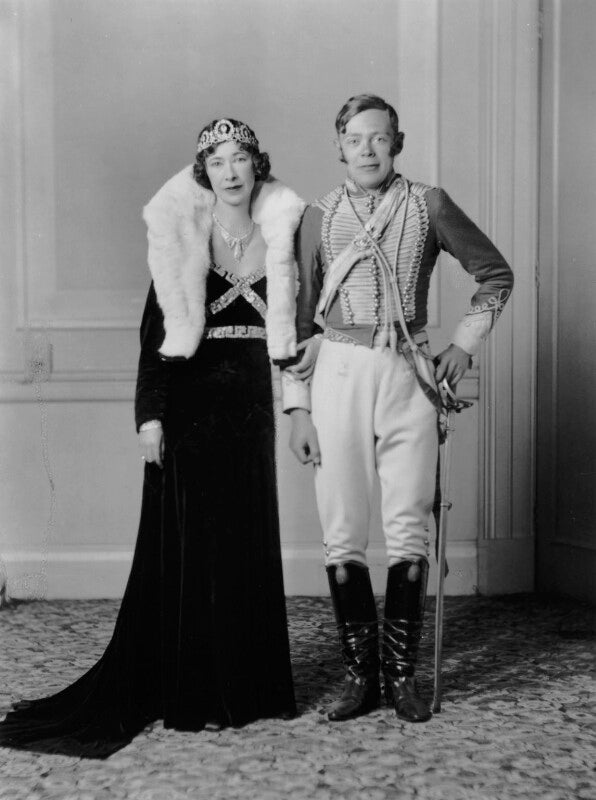 (lilian) maud glen (née coats), duchess of wellington; henry valerian george wellesley, 6th duke of wellington npg x150518