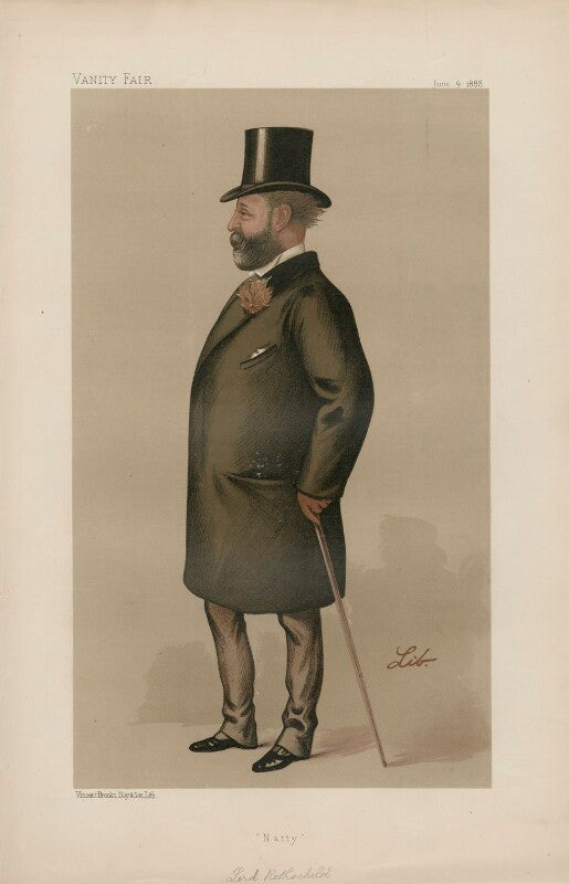 Nathaniel mayer ('natty') de rothschild, 1st baron rothschild ('statesmen. no. 544.') npg d44389