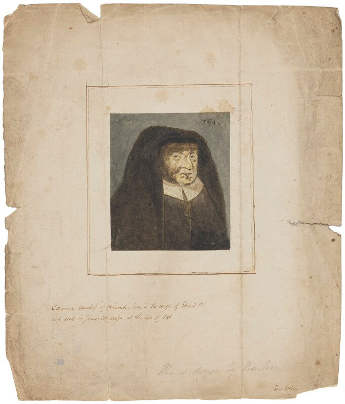 Unknown woman, formerly known as catherine (née fitzgerald), countess of desmond npg d23294