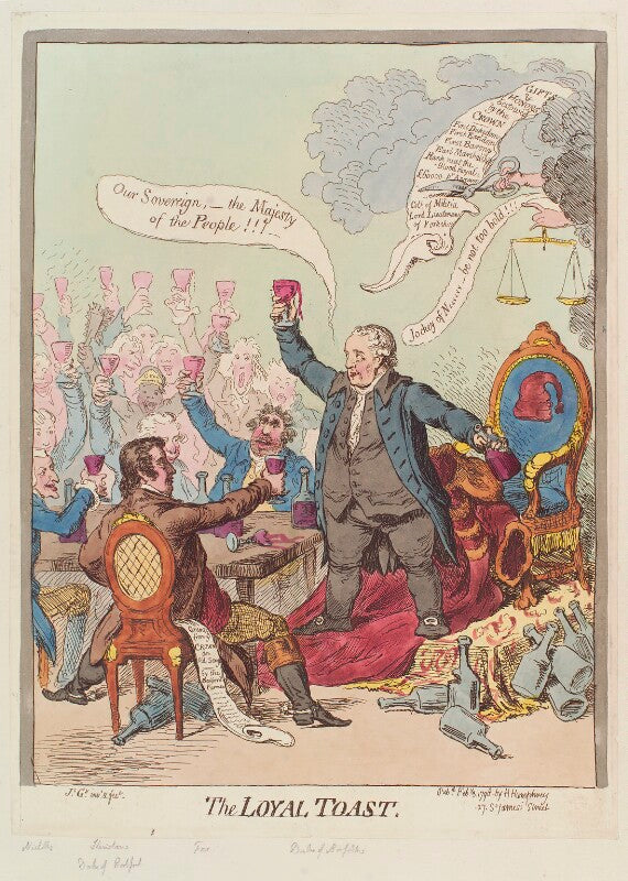 'the loyal toast' npg d12631