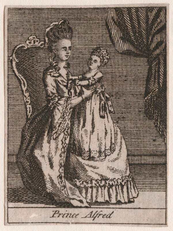 Charlotte of mecklenburg strelitz; prince alfred npg d46381