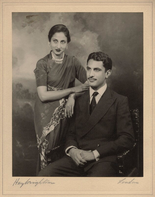 Mrs s.m. mohsin; mr s.m. mohsin npg x134595