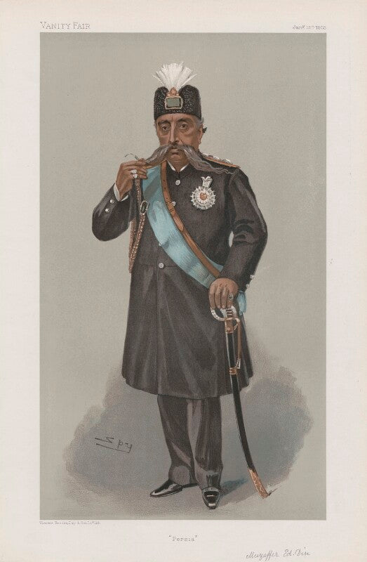 Mozaffar od din, shah of persia ('sovereigns. no. 27.') npg d45155