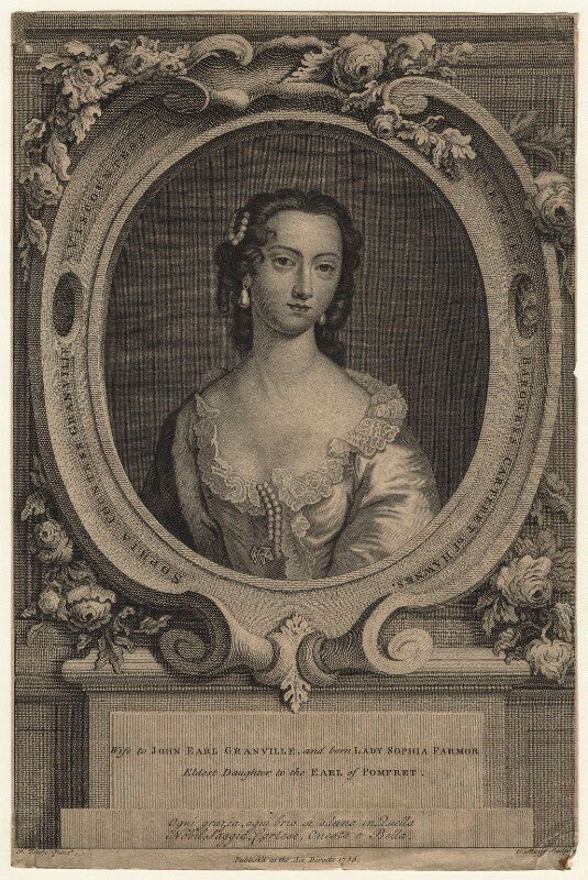 Sophia carteret (née fermor), countess granville npg d21010