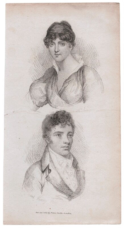 Amelia opie; possibly lord henry pell npg d45905