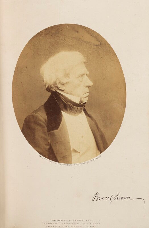 Henry brougham, 1st baron brougham and vaux npg ax7907