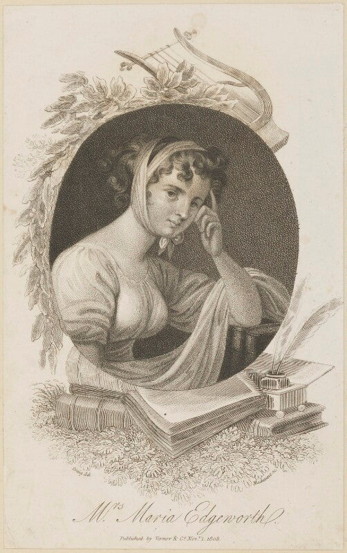 Unknown woman engraved as maria edgeworth npg d14114