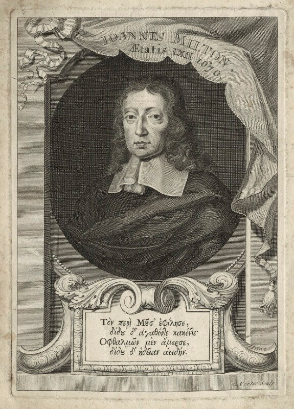 John milton npg d23544